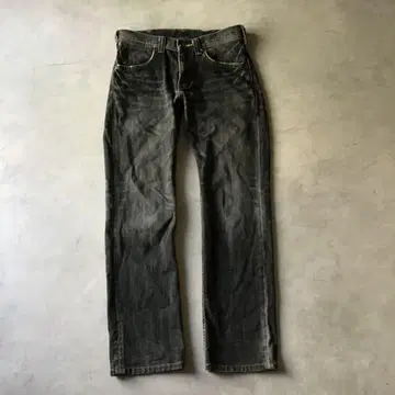 [ 인기 ] wrangler 랭글러 데님 팬츠 청바지 스트레이트 블랙