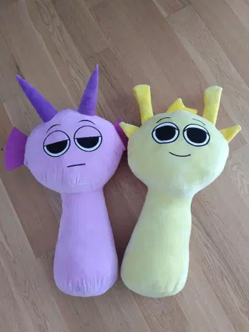 스플랜키 큰 봉제 인형 2체 세트