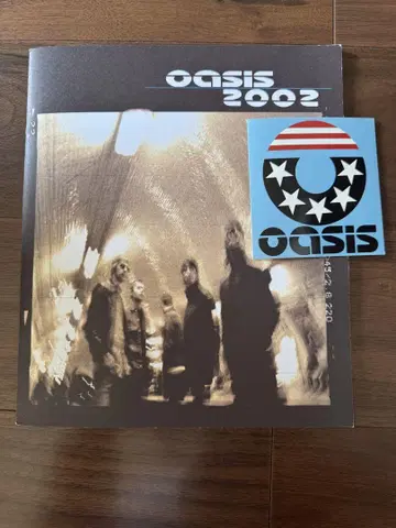 Oasis 2002 팜플렛 & 스티커