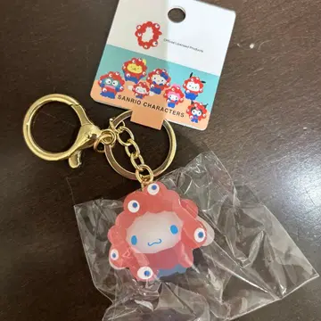 새상품 산리오 미야쿠미야쿠 콜라보 클리어 키링 시나모롤 오사카 만박