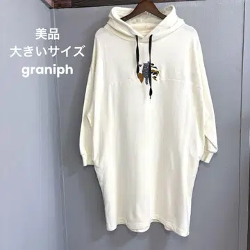 새상품급 빅 사이즈 graniph 그라니프 고양이 후드티