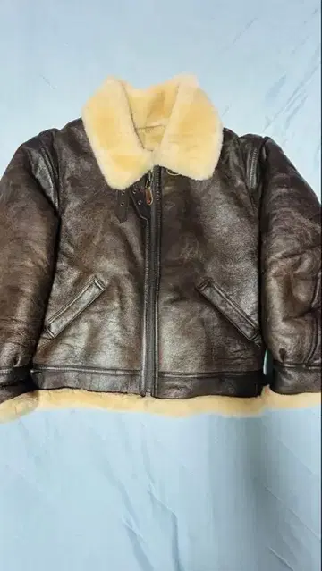 AMECO 양가죽 플라이트 자켓