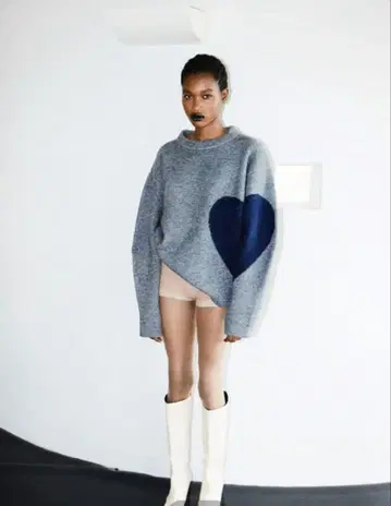 NKNIT 하트 니트