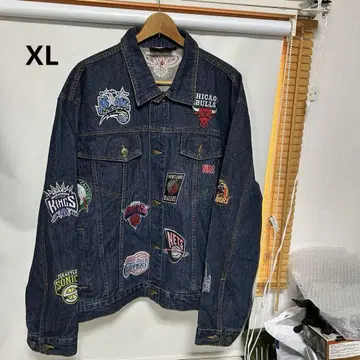 다크 네이비 NBA UNK 데님 자켓 XL 사이즈 인디고 G