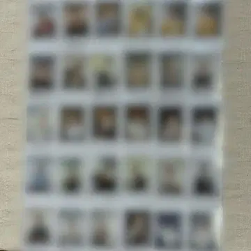 AB6IX 웅 친필 사인 폴라로이드 세트 1