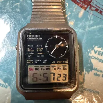 SEIKO 크로노그래프 손목시계 H127-5000 정크 취급