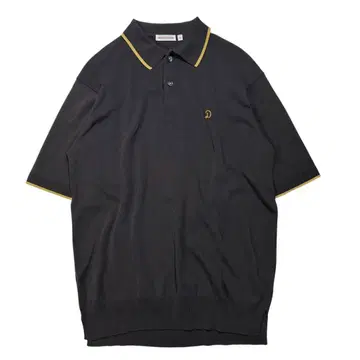 DRESSTIER 드레스 브라운 피케 셔츠 L
