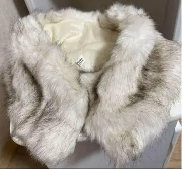 아이보리 퍼 넥워머