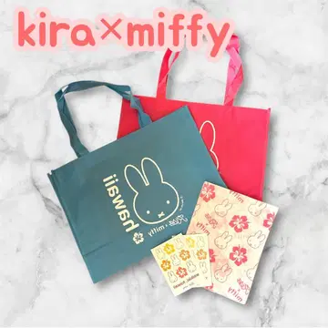 kira x miffy 하와이 한정판 부직포 에코백