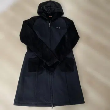 Puma 후드 부착 블랙 자켓