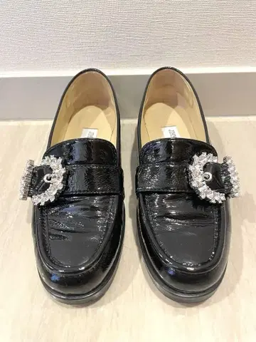 JIMMY CHOO 여성용 가죽 신발 36 지미추