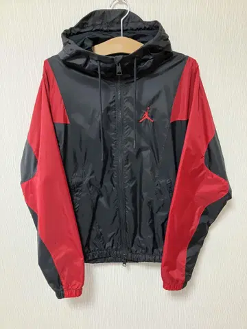 Jordan 나일론 자켓 S 블랙/빨간색