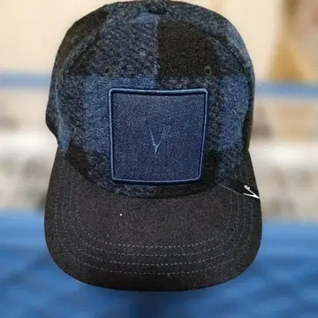 V2 SRL 체크 울 캡