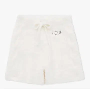 PIQUE 페더 아란 숏팬츠 화이트