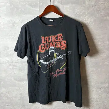 LUKE COMBS 투어 T셔츠 2019 밴딩 음악 L 양면 프린트