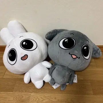 Kkamung&Angto 메챠모후굿토 봉제 인형 2종 세트