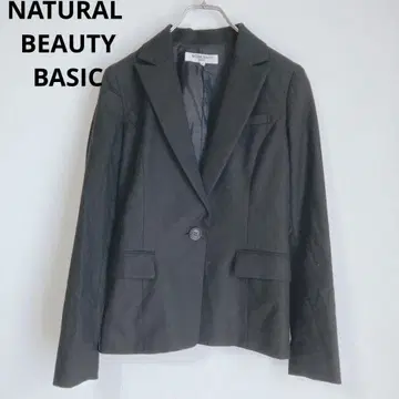 내추럴 뷰티 베이직 테일러드 자켓 비즈니스 정장 블랙