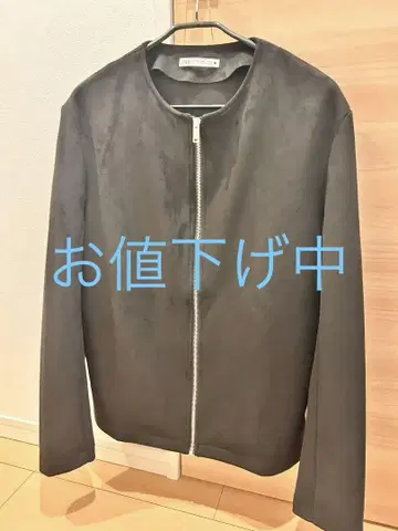 ZARA 노카라 자켓 L 블랙