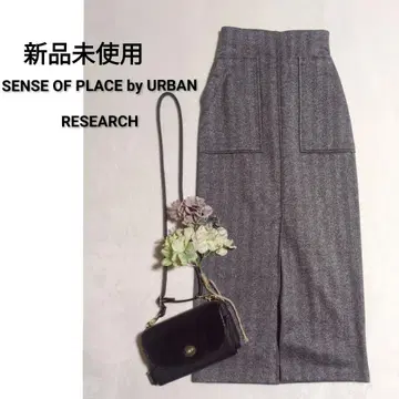 센스 오브 플레이스 어반 리서치 저리 멜톤 아웃 포켓 스커트