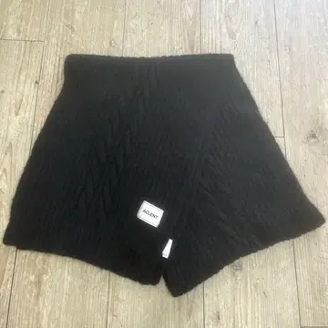 ACLENT 아클렌트 케이블 짜임 머플러 블랙