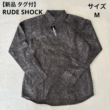 [ 새상품 택 포함 ] RUDE SHOCK 다크 그레이 M 긴팔 셔츠