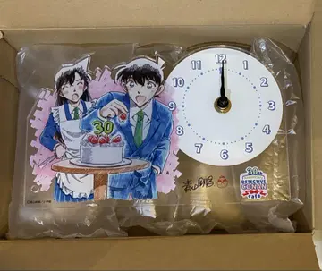 명탐정 코난 연재 30주년 기념 카페 아크릴 시계