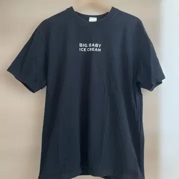 레어 BIG BABY ICE CREAM 티셔츠 블랙 L 사이즈