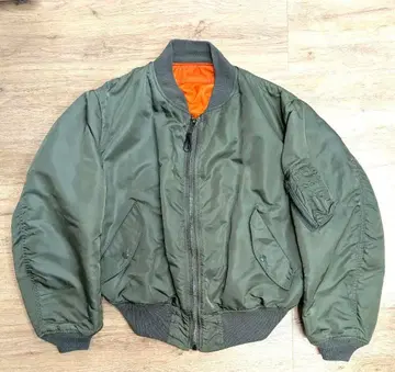 80~90s 알파 MA-1 USA제 IDEAL 지퍼 XL(M~L)