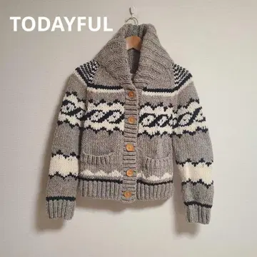 TODAYFUL 코위찬 니트 가디건 코위찬 스웨터 울 겉옷