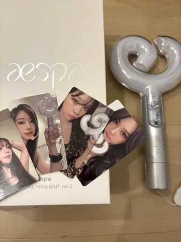 aespa 응원봉 ver.2 포토 카드 포함