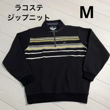 라코스테 LACOSTE 하프 지퍼 니트 M