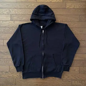 00s Hanes 지퍼 후드티 블랙 무지 S