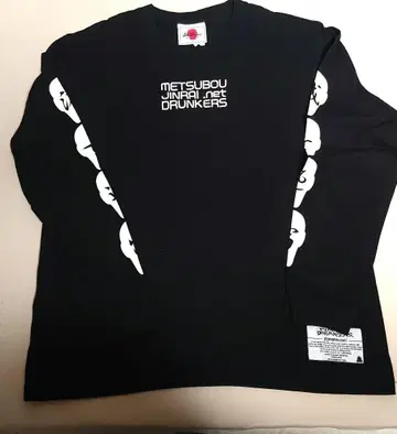 PUNK DRUNKERS x 가면라이더 멸망신뢰.net 롱T 블랙 L