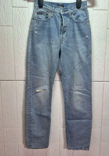 폴로 랄프로렌 하이라이즈 슬림 데님