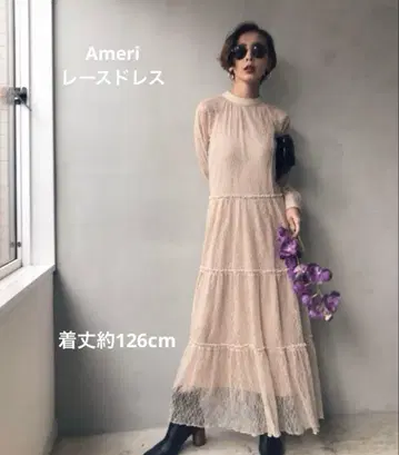 [Ameri VINTAGE/새상품급] 레이스 원피스