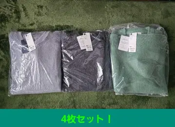 GU 크루넥 스웨터 4장 세트 XXL 3XL