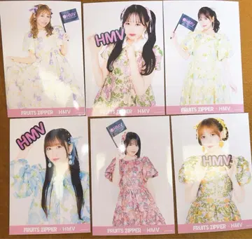 HMV 브로마이드 6장 특전 FRUITS ZIPPER
