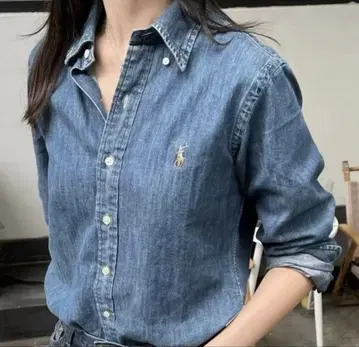 랄프 로렌 데님 셔츠 150 여성용 S