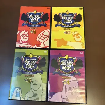 The World of Golden Eggs DVD 1~4권 세트
