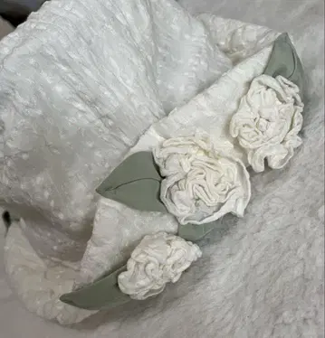 새상품급 포테치노 여성용 모자 햇 화이트