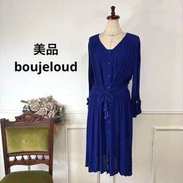 새상품급 boujeloud 로얄 블루 원피스