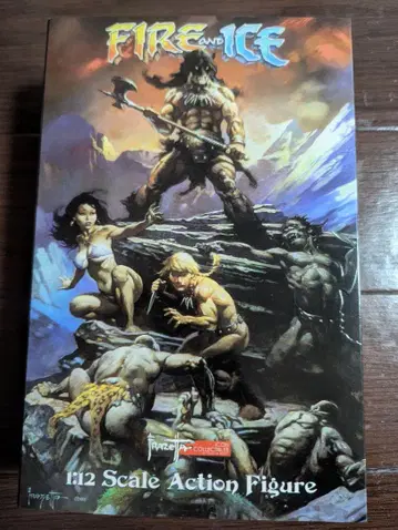 FRAZETTA GIRLS 다크 울프 1/12 스케일 피규어