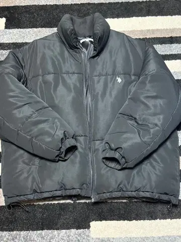 U.S. POLO ASSN. 블랙 다운 자켓 L 사이즈