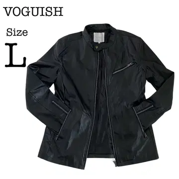 VOGUISH 보우기쉬 싱글 라이더 자켓 L 사이즈 합성 피혁