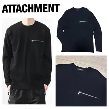 ATTACHMENT 어태치먼트 크루넥 풀오버 드라이 니트