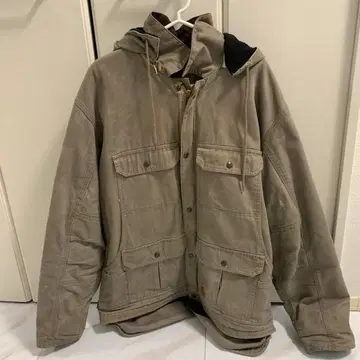 BERNE 후드 부착 자켓 그레이