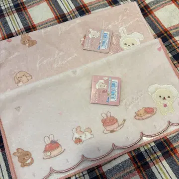 코리락쿠마 타월 토끼 티타임 테마