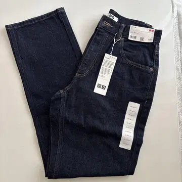 Uniqlo U 다크 데님 스트레이트 데님 26인치