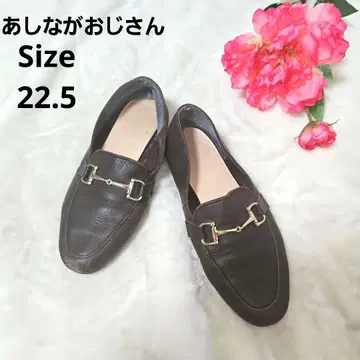 [ 오샤레 키다리 아저씨 ] 브라운 비트 로퍼 사이즈 22.5