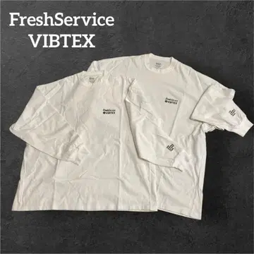 FreshService VIBTEX 긴팔 티셔츠 화이트 L 2장 세트